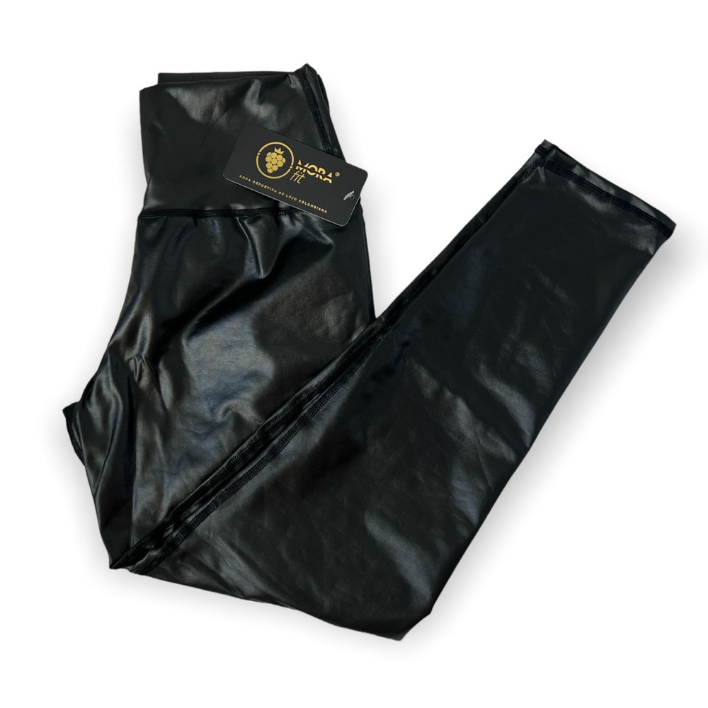 Faux Leather Leggings- One size fits ( S-M-L)